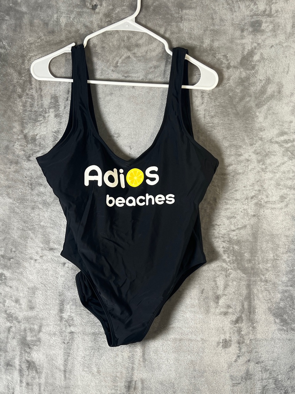 Black One-Piece Swimsuit - Adios Beaches